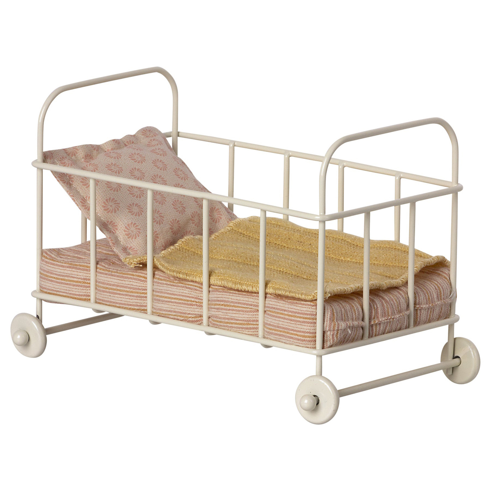 Maileg USA Cot Bed, Micro-Rose