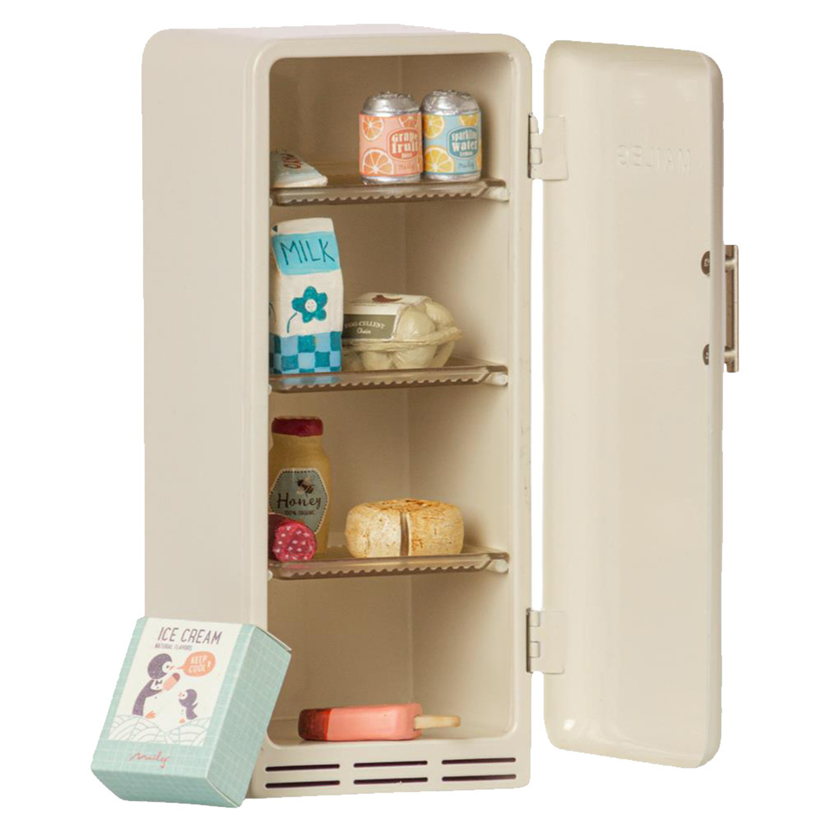 Maileg USA Miniature Fridge - Off White