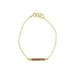 ILA Louvar Ruby & Turquoise Bracelet - 14K