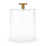 L'Objet Glass Cloche with Metal Knob