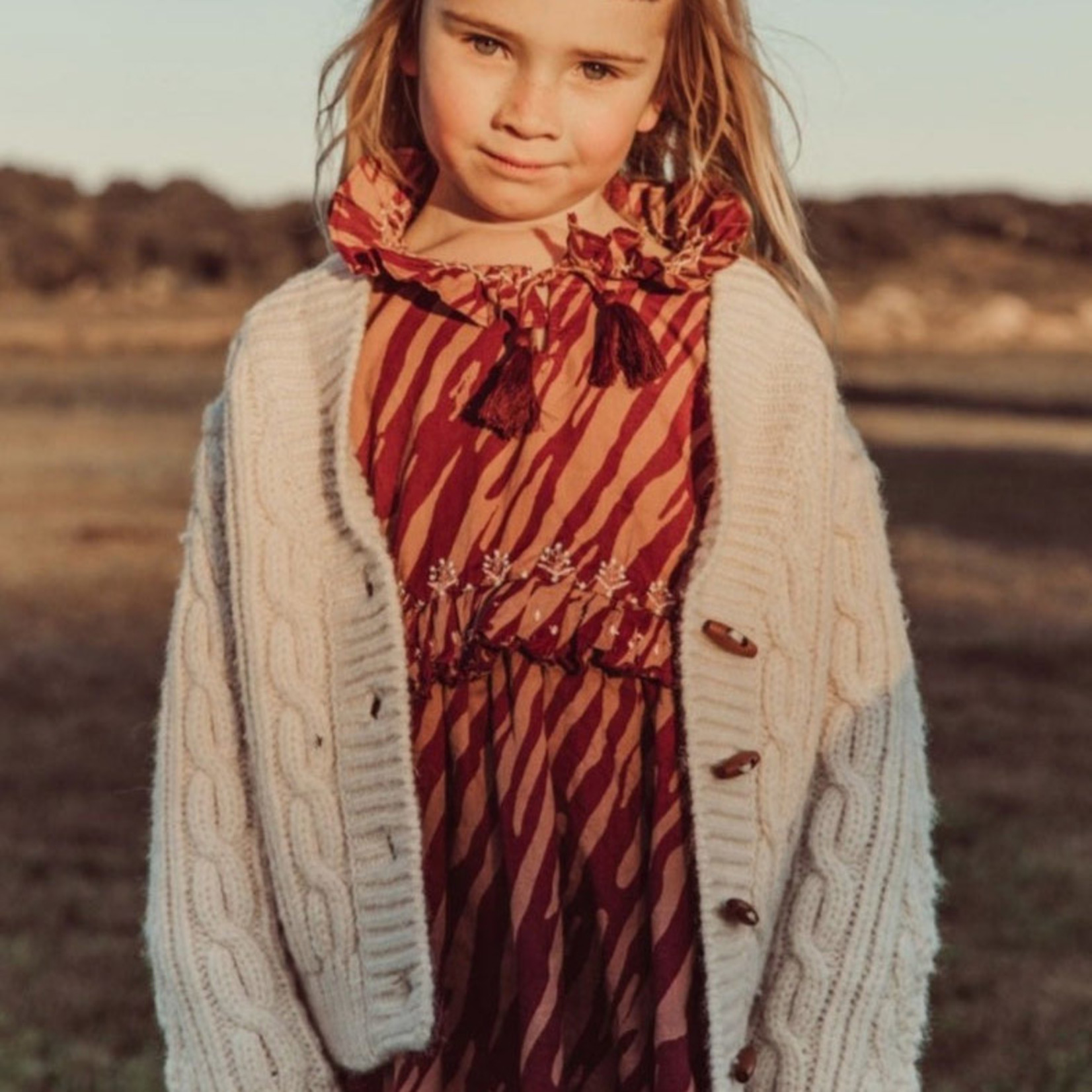 Louise Misha Sacha Cream Cardigan