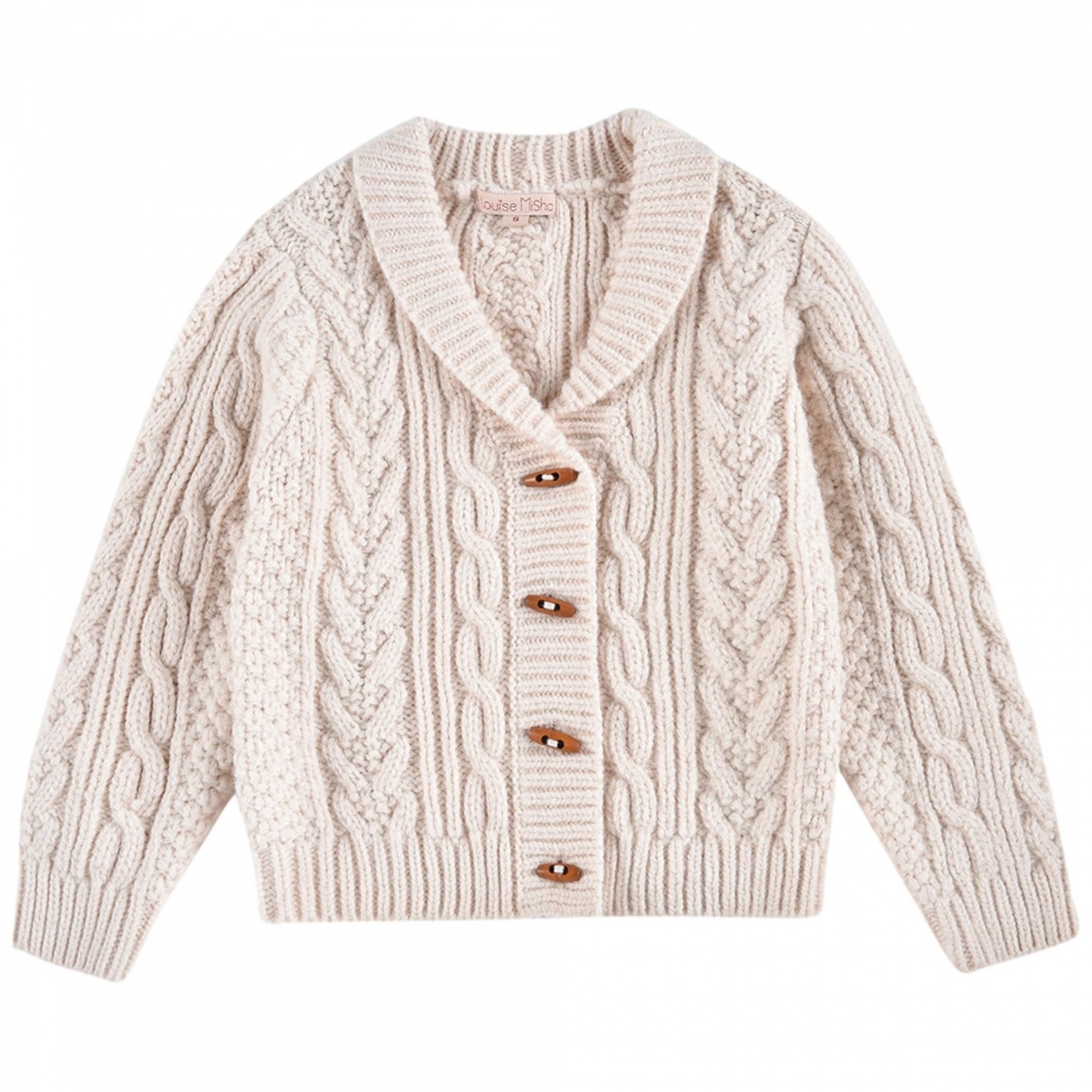 Louise Misha Sacha Cream Cardigan