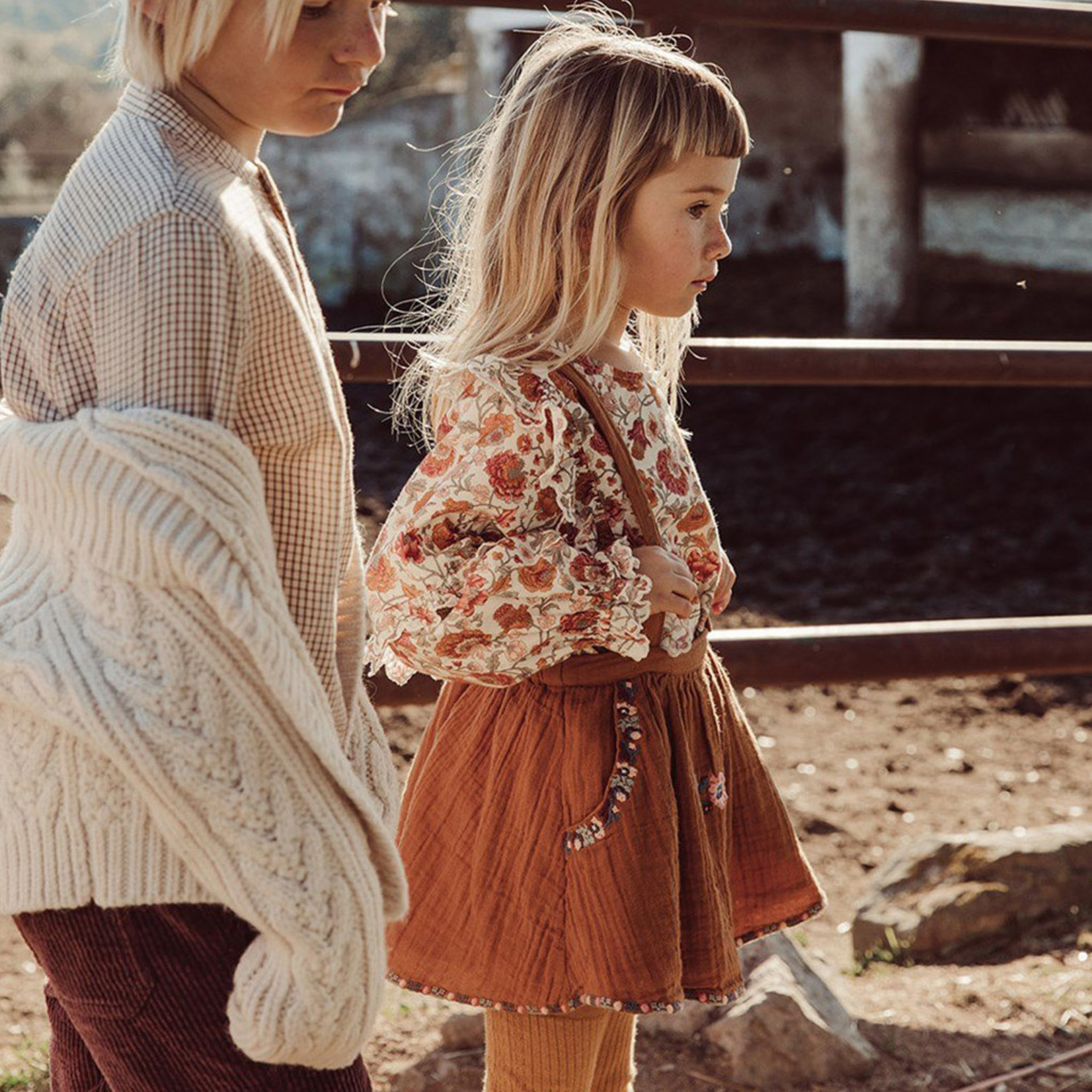 Louise Misha Eleonor Caramel Skirt