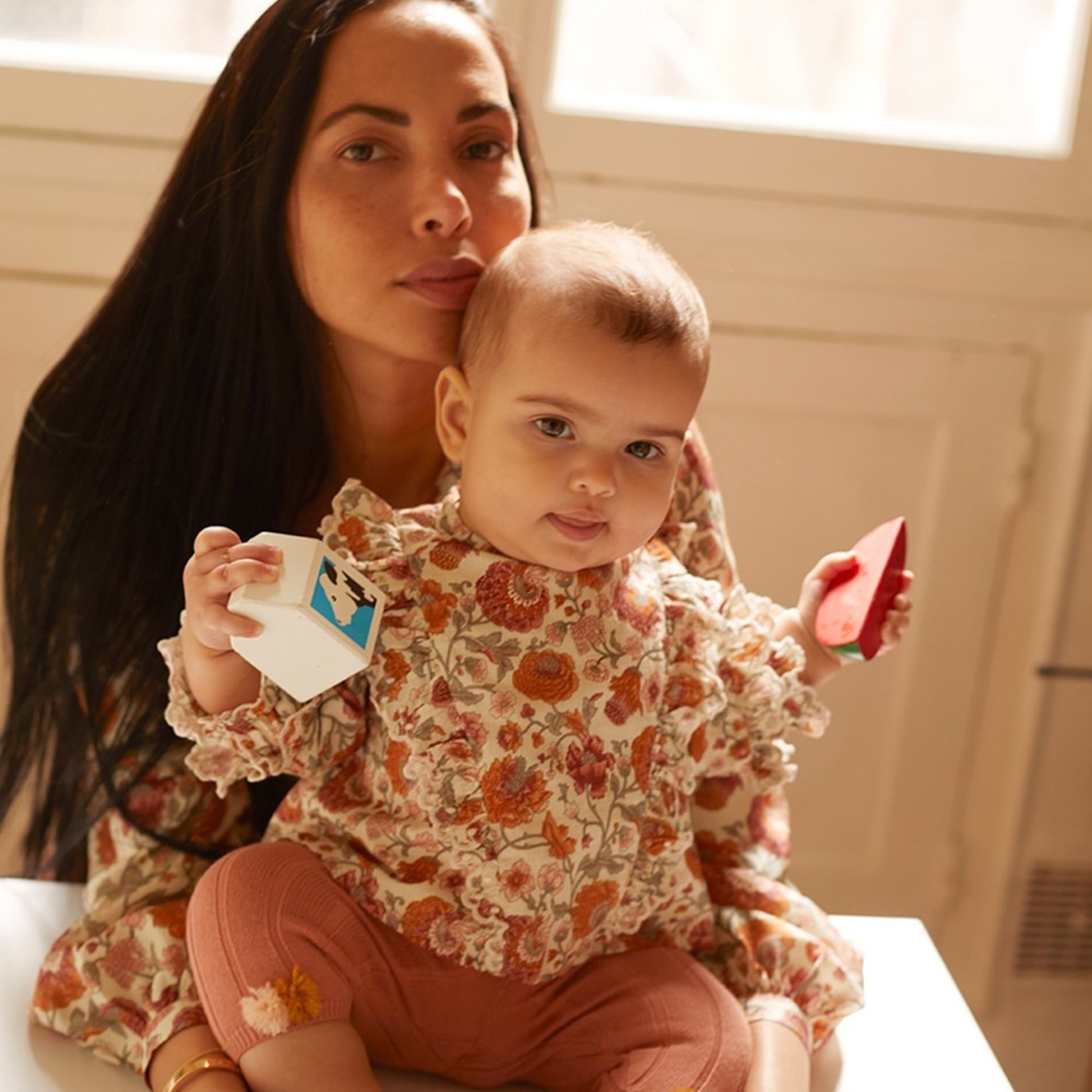 Louise Misha Tubi Baby Cream Boho Flowers Blouse