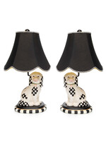 MacKenzie-Childs Staffordshire Dog Lamps, Set of 2