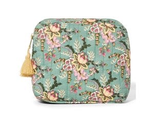 Louise Misha Marya Small Blue Flower Pouch