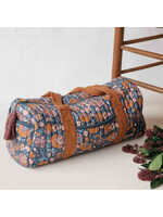 Louise Misha Vaeva Charcoal Bohemian Flowers 24 Hr Bag