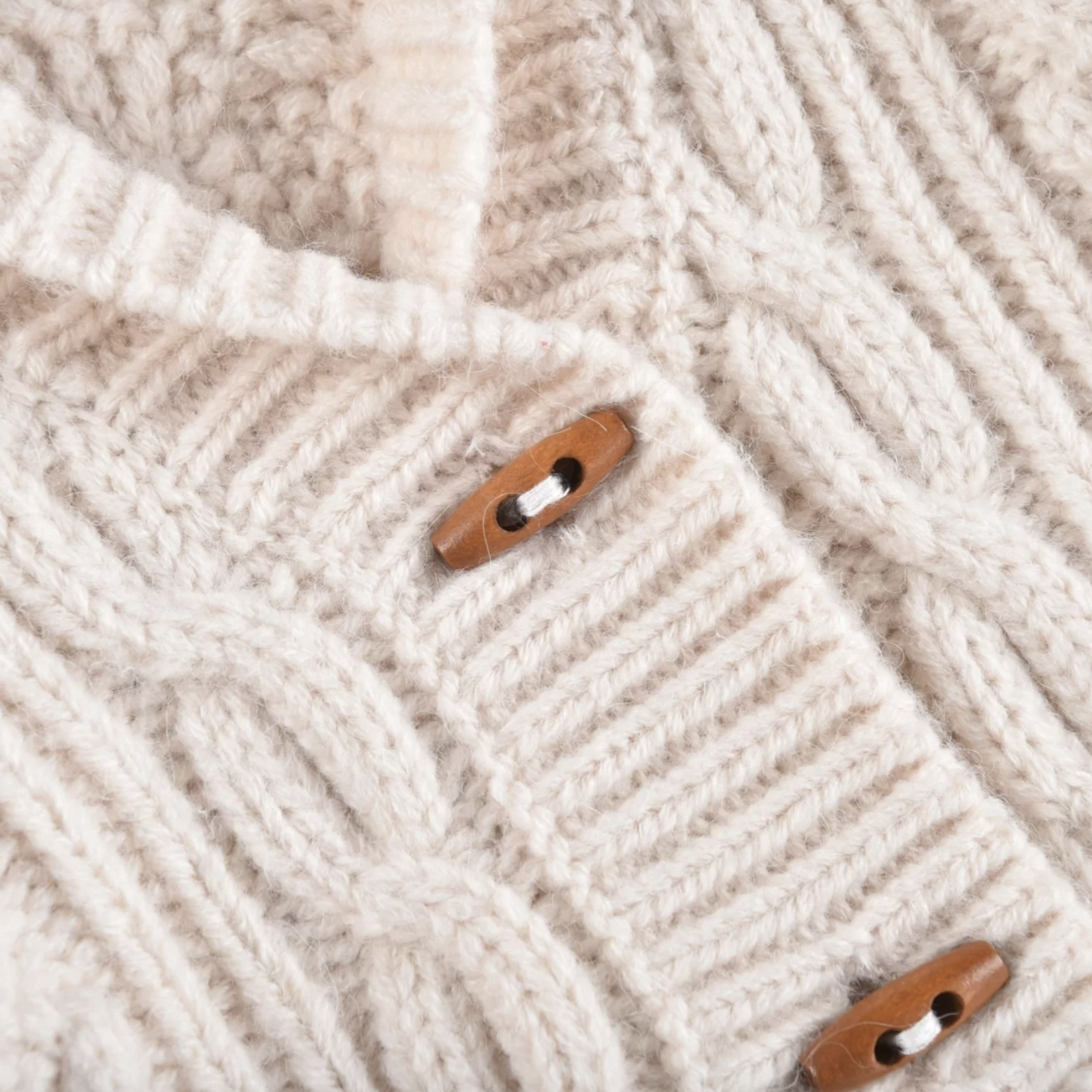Louise Misha Sacha Cream Cardigan