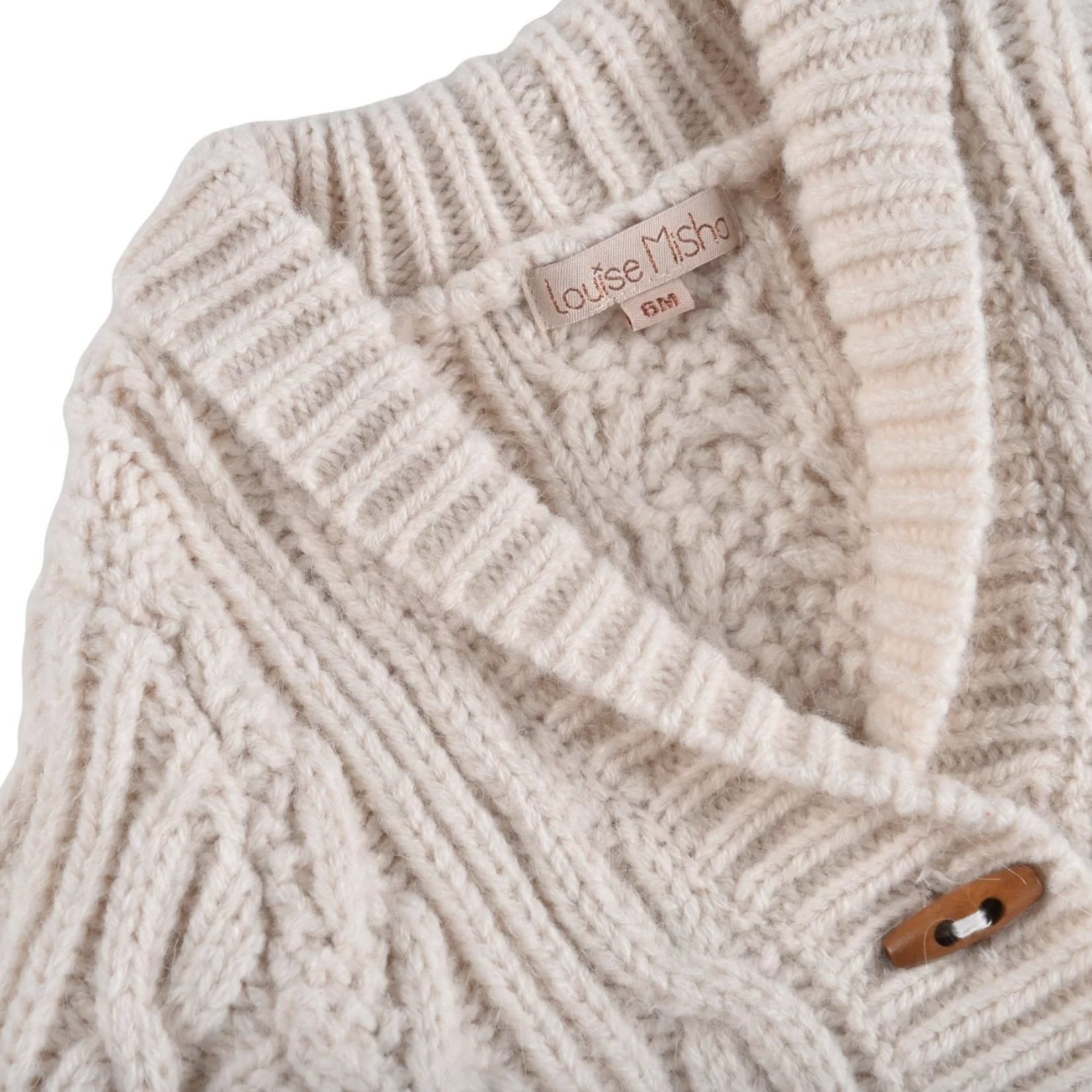 Louise Misha Sacha Cream Cardigan