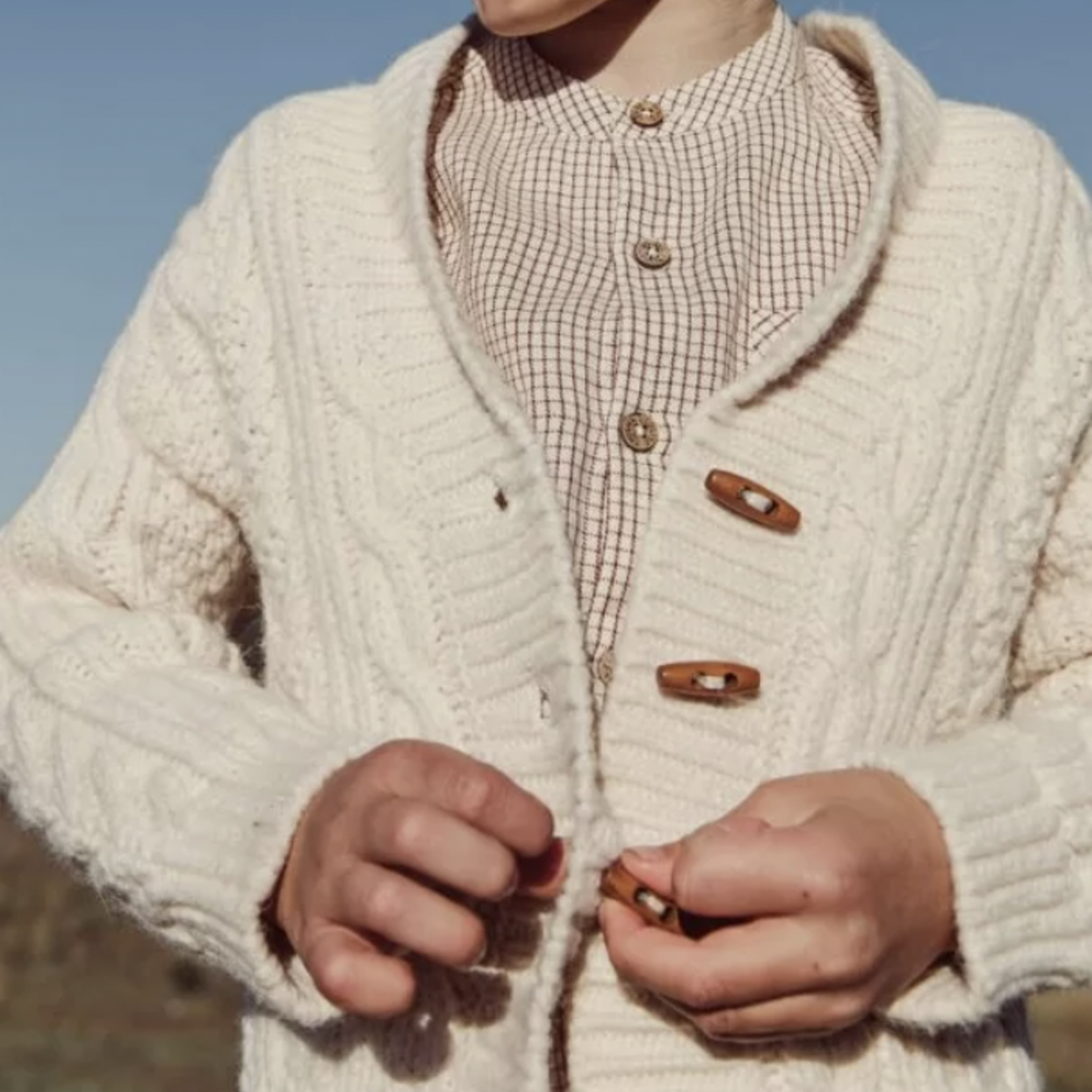 Louise Misha Sacha Cream Cardigan