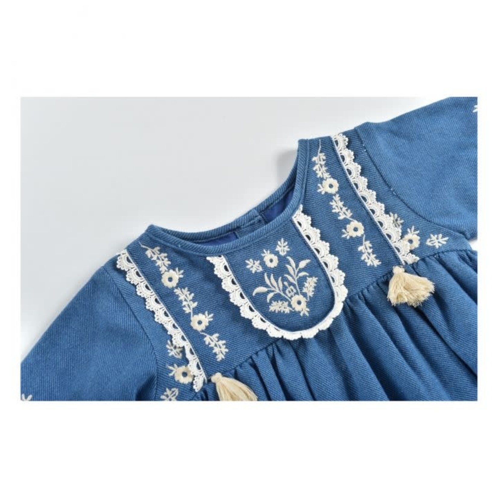 Louise Misha Fajald Blue Denim Dress