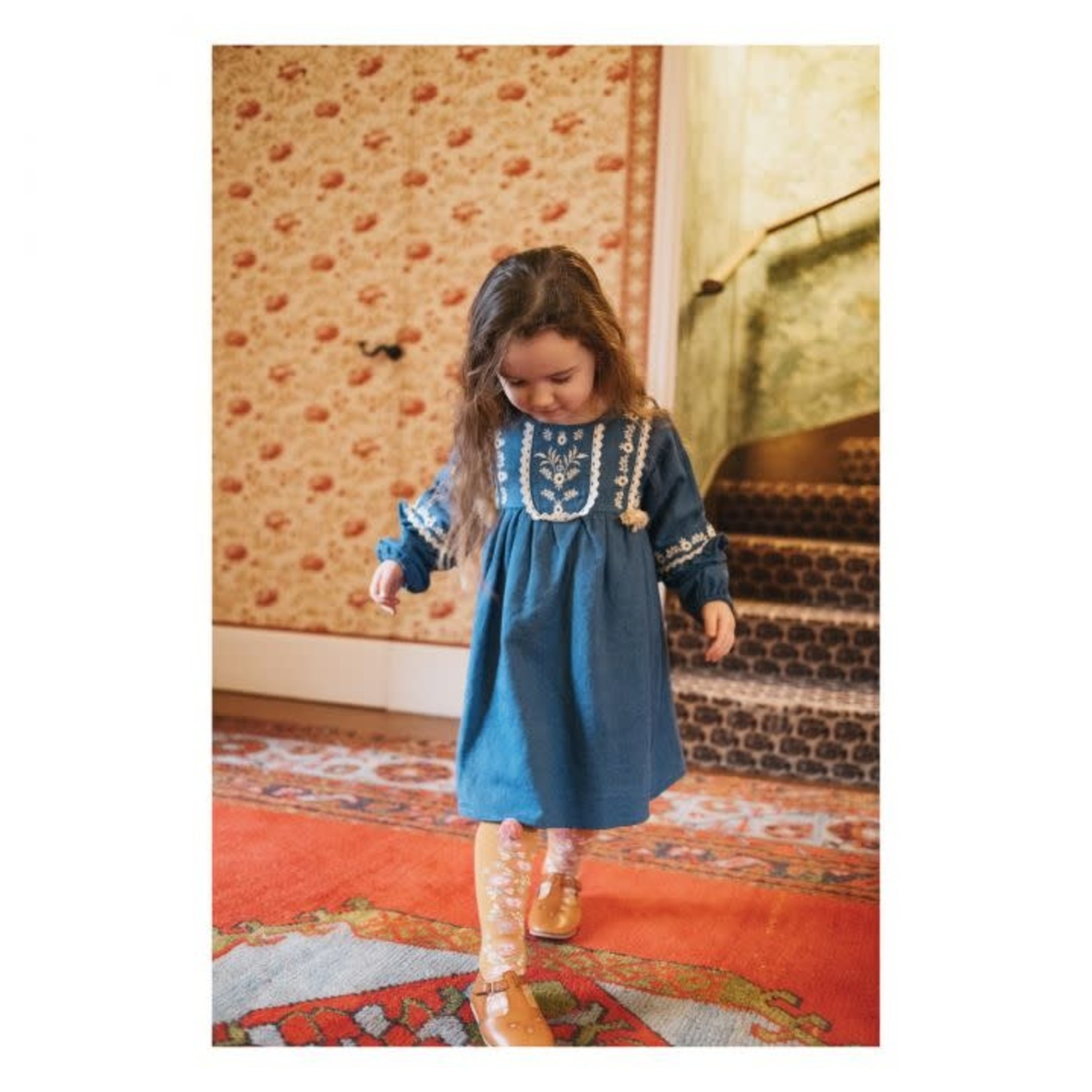 Louise Misha Fajald Blue Denim Dress