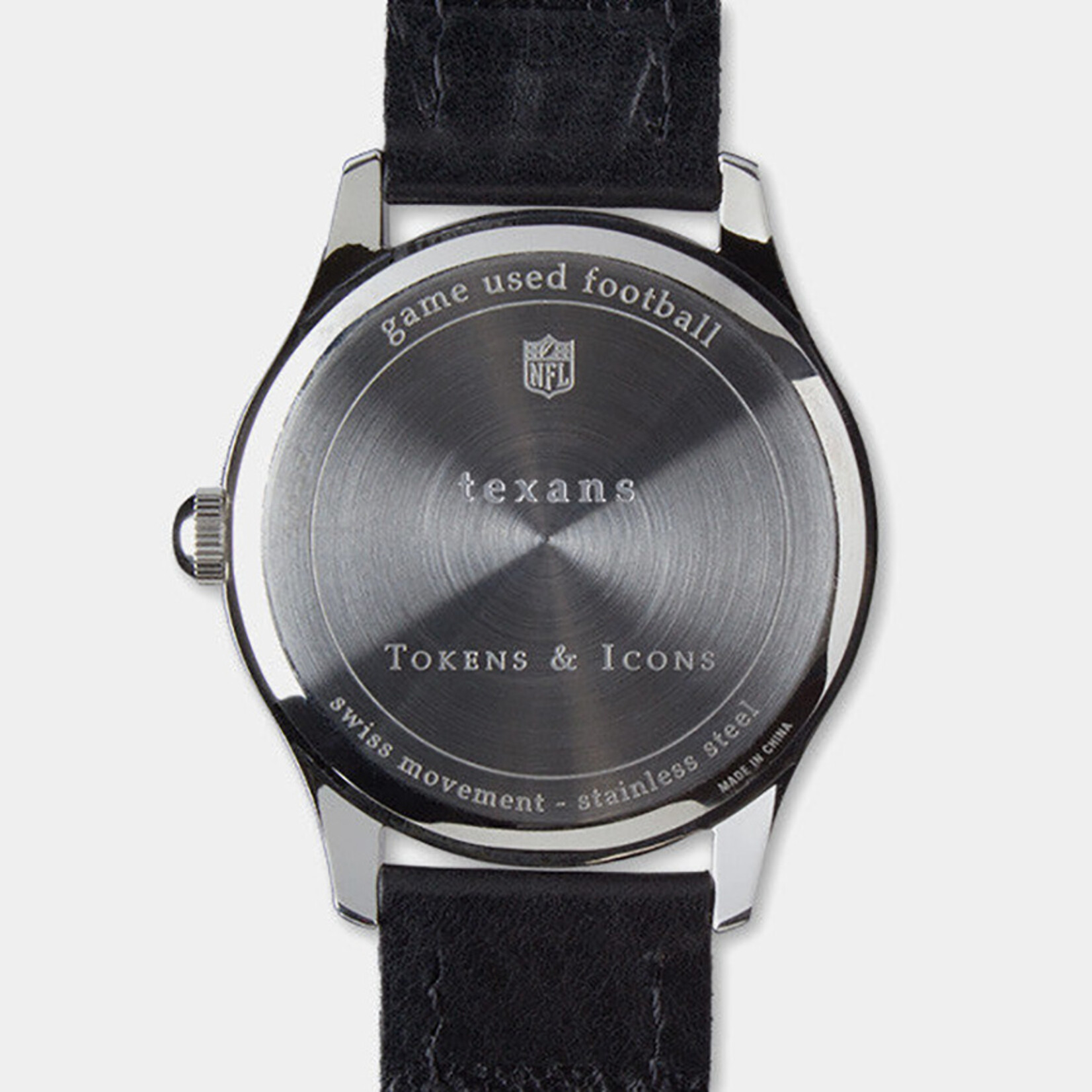 Tokens & Icons Houston Texans Game Used Football Watch