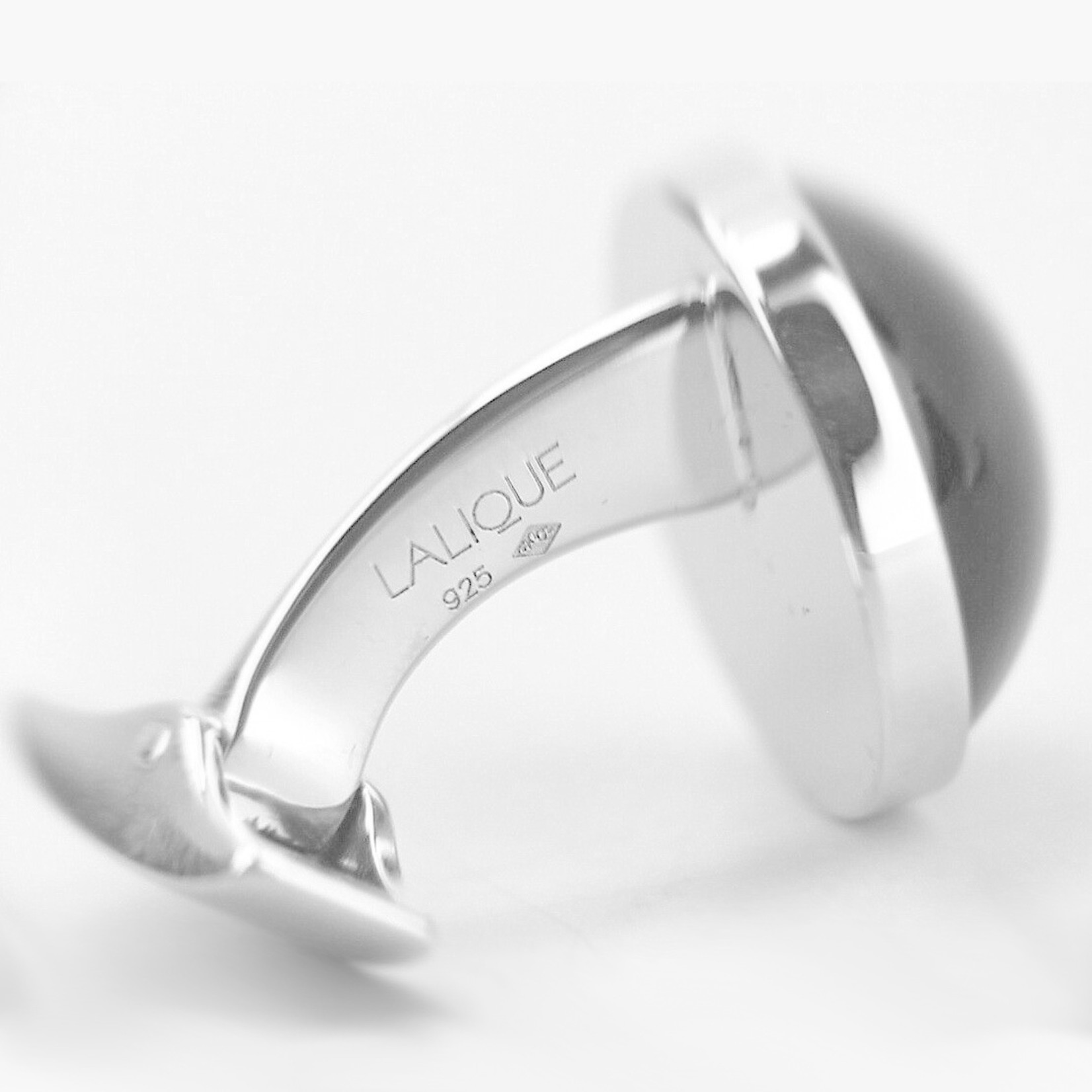 Lalique Cufflinks_Black Cystal Gourmande_LALIQUE
