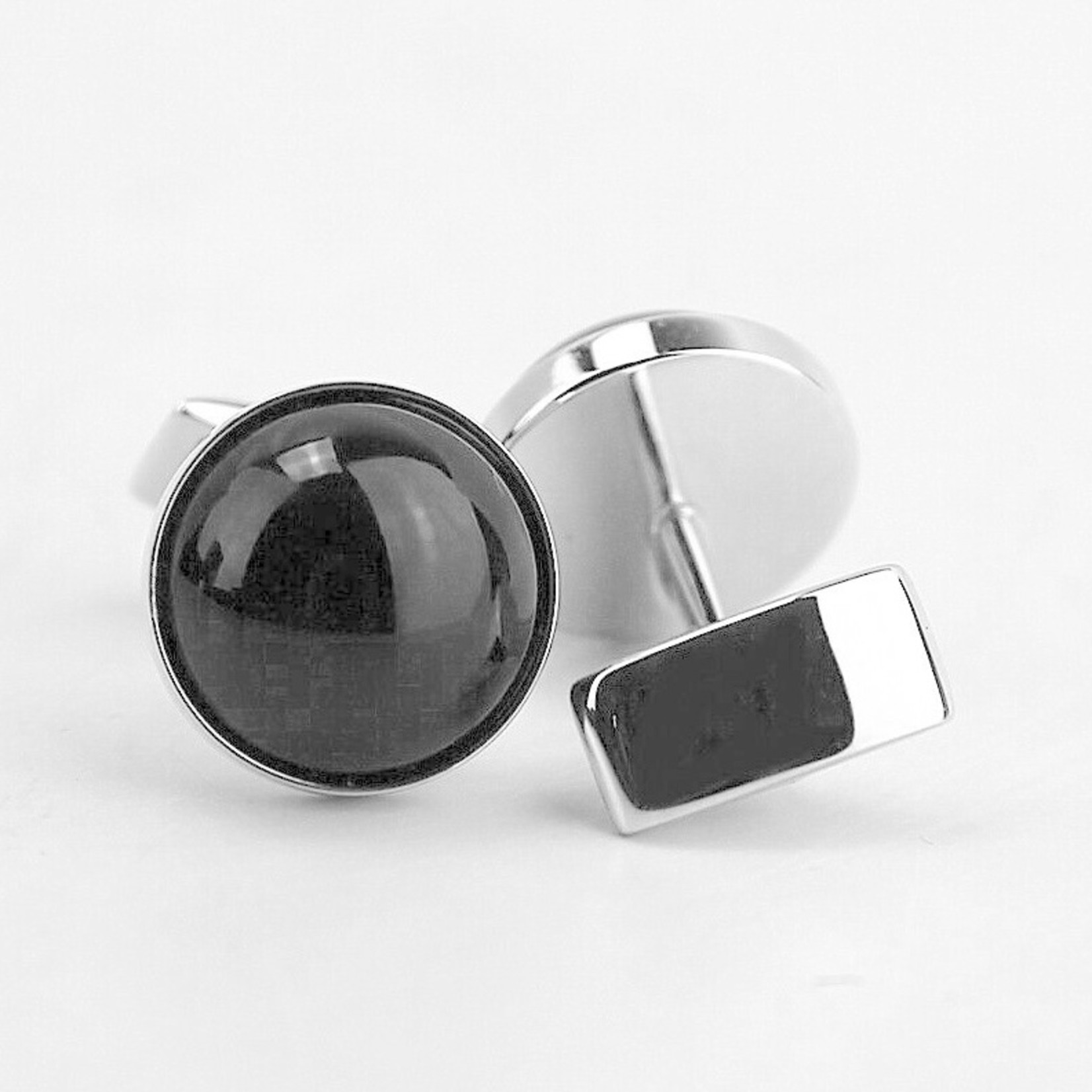 Lalique Cufflinks_Black Cystal Gourmande_LALIQUE