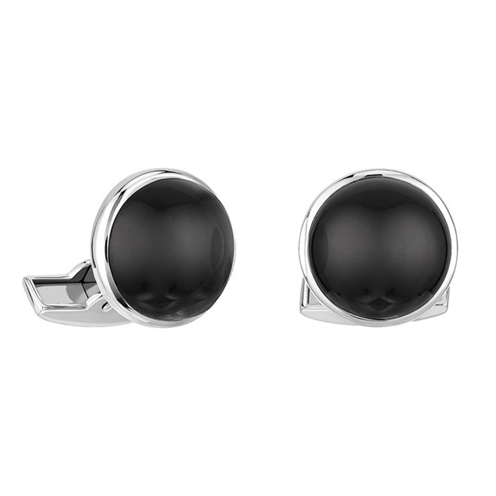 Lalique Cufflinks_Black Cystal Gourmande_LALIQUE
