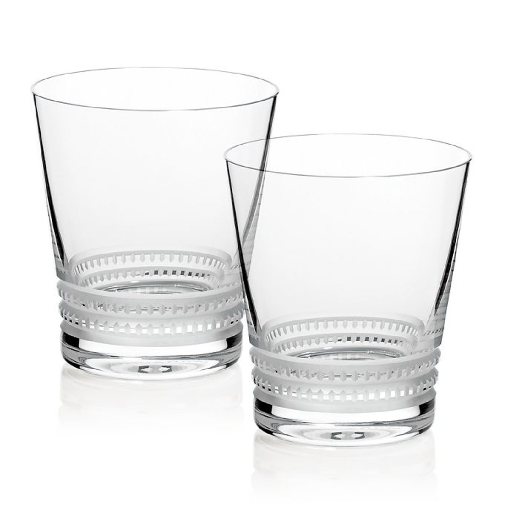 Lalique Facet-Set of 2_NO BOX