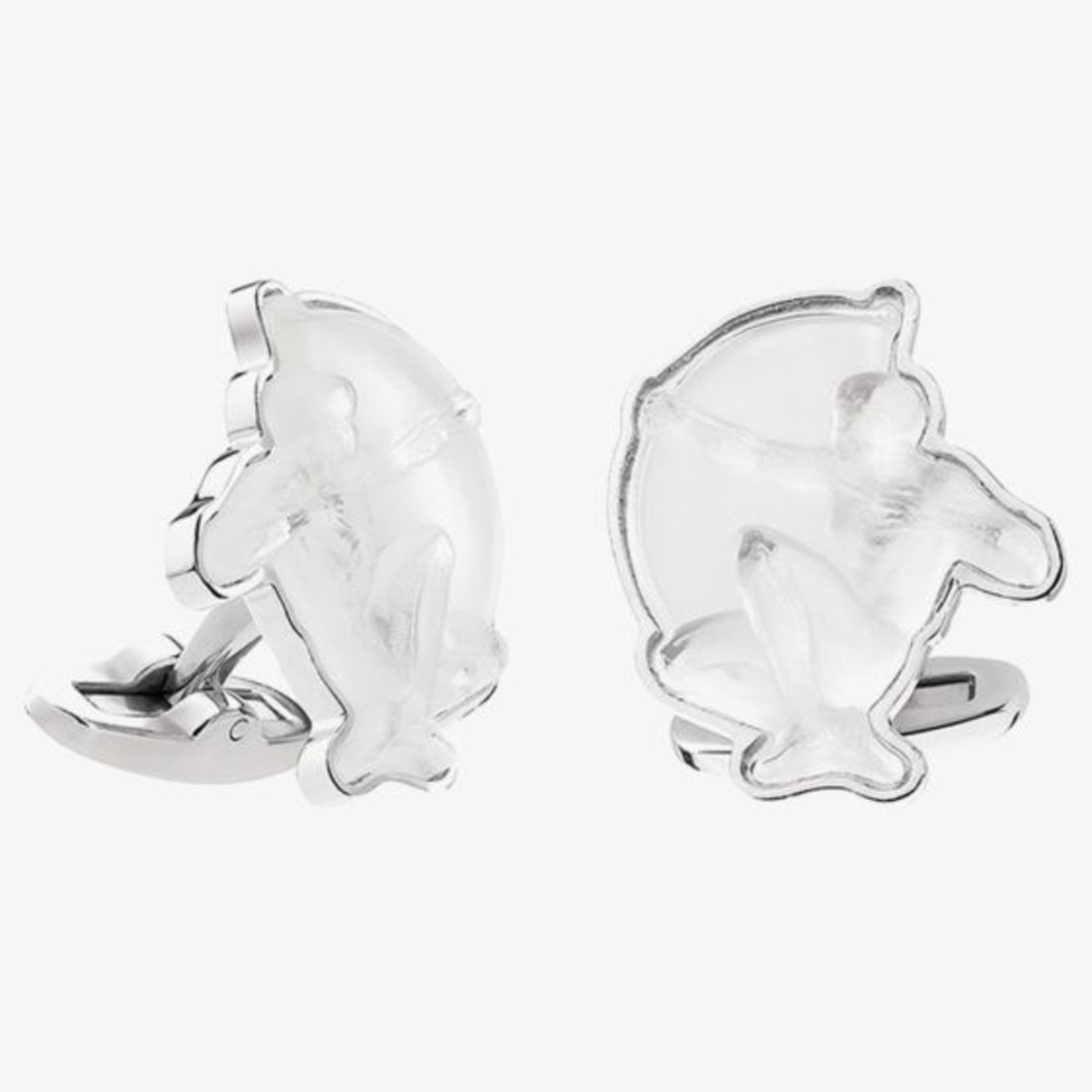 Lalique Archers Cufflinks Clear