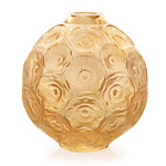 Lalique Anemone Bud Vase Gold