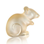 Lalique Mouse_Gold Luster