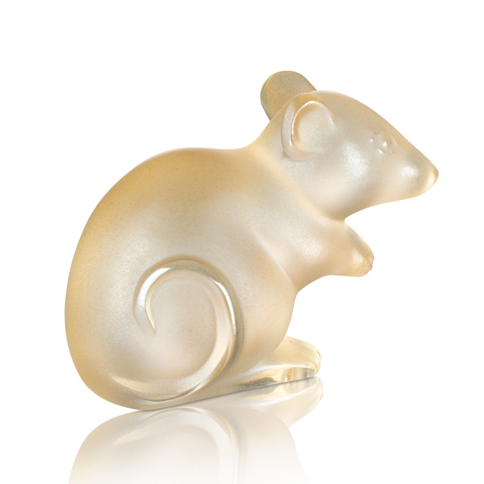 Lalique Mouse_Gold Luster