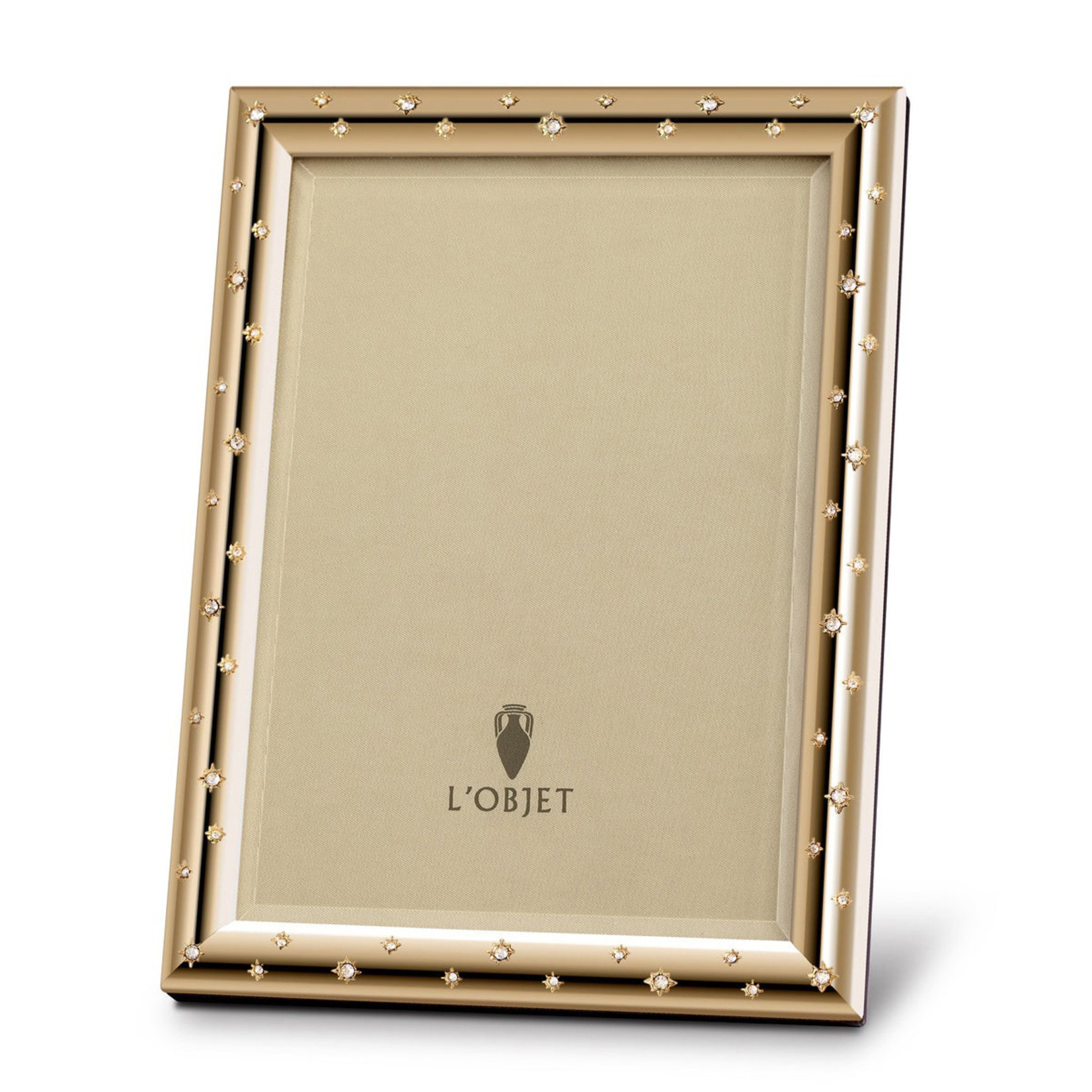 L'Objet Frame_4x6_Stars_Gold_Crystals
