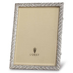 L'Objet Deco Twist Paved Platinum Frame - 8x10