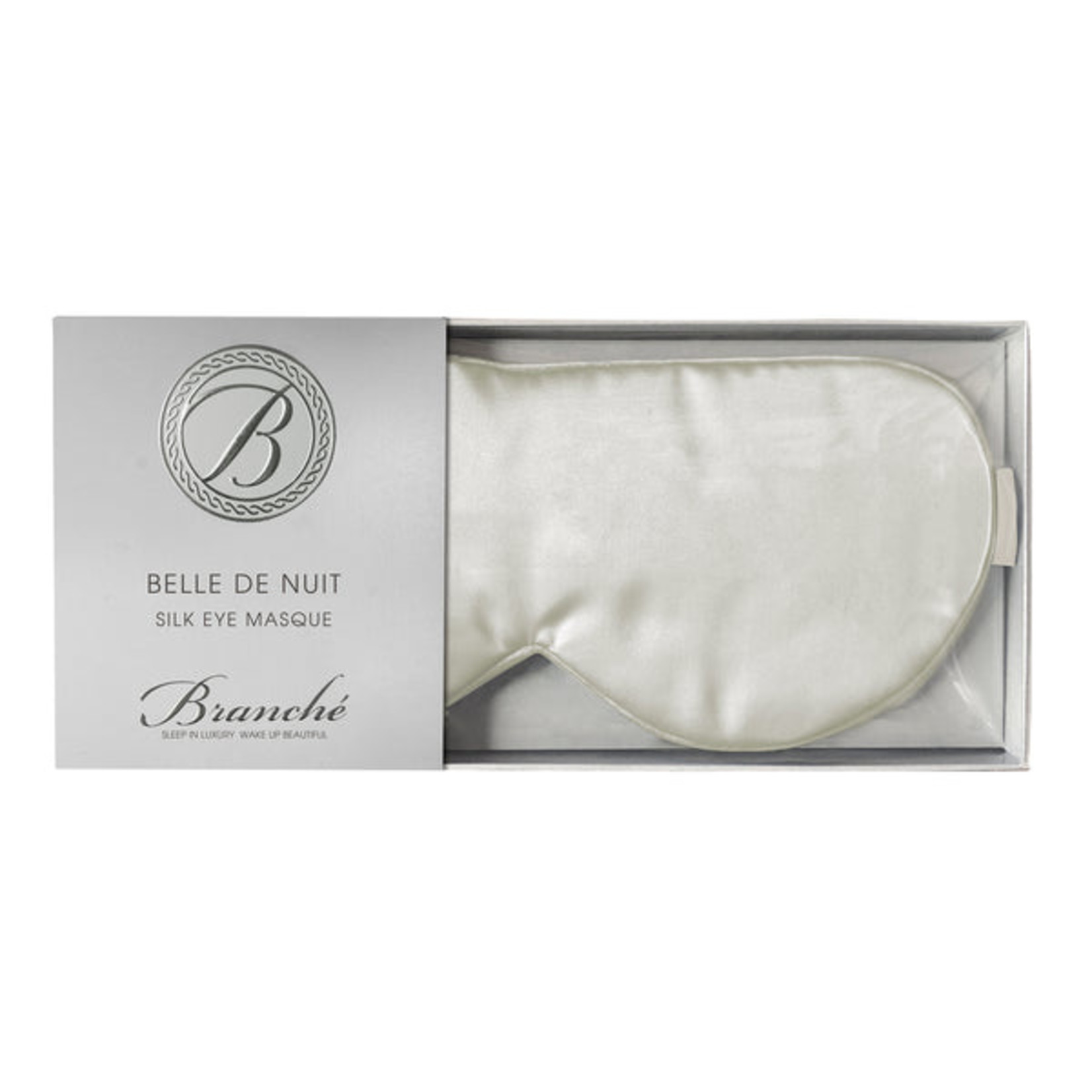 Branche Belle De Nuit Silk Eye Masque - Silver