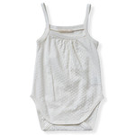 Tane Organics Pointelle Tank Onesie - Ecru