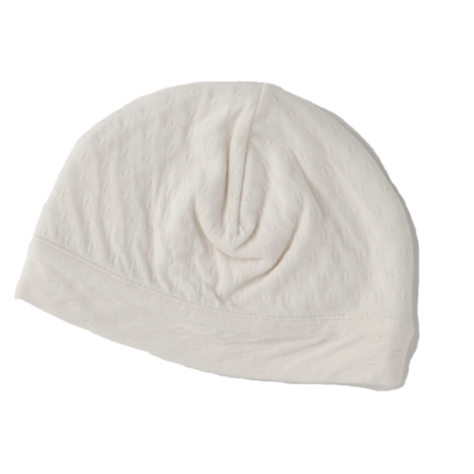 Tane Organics Pointelle Skull Cap Ecru