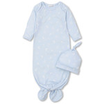 Kissy Kissy Tatiana Co. Star Catcher Blue Sack & Hat Set