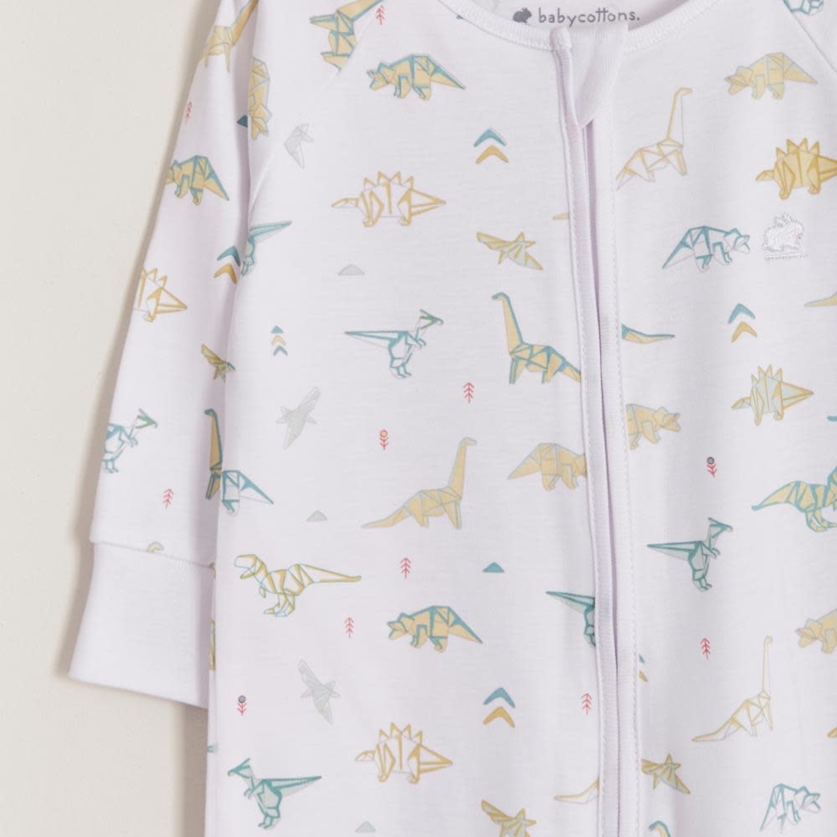 Babycottons Dino Origami Footless Pajama