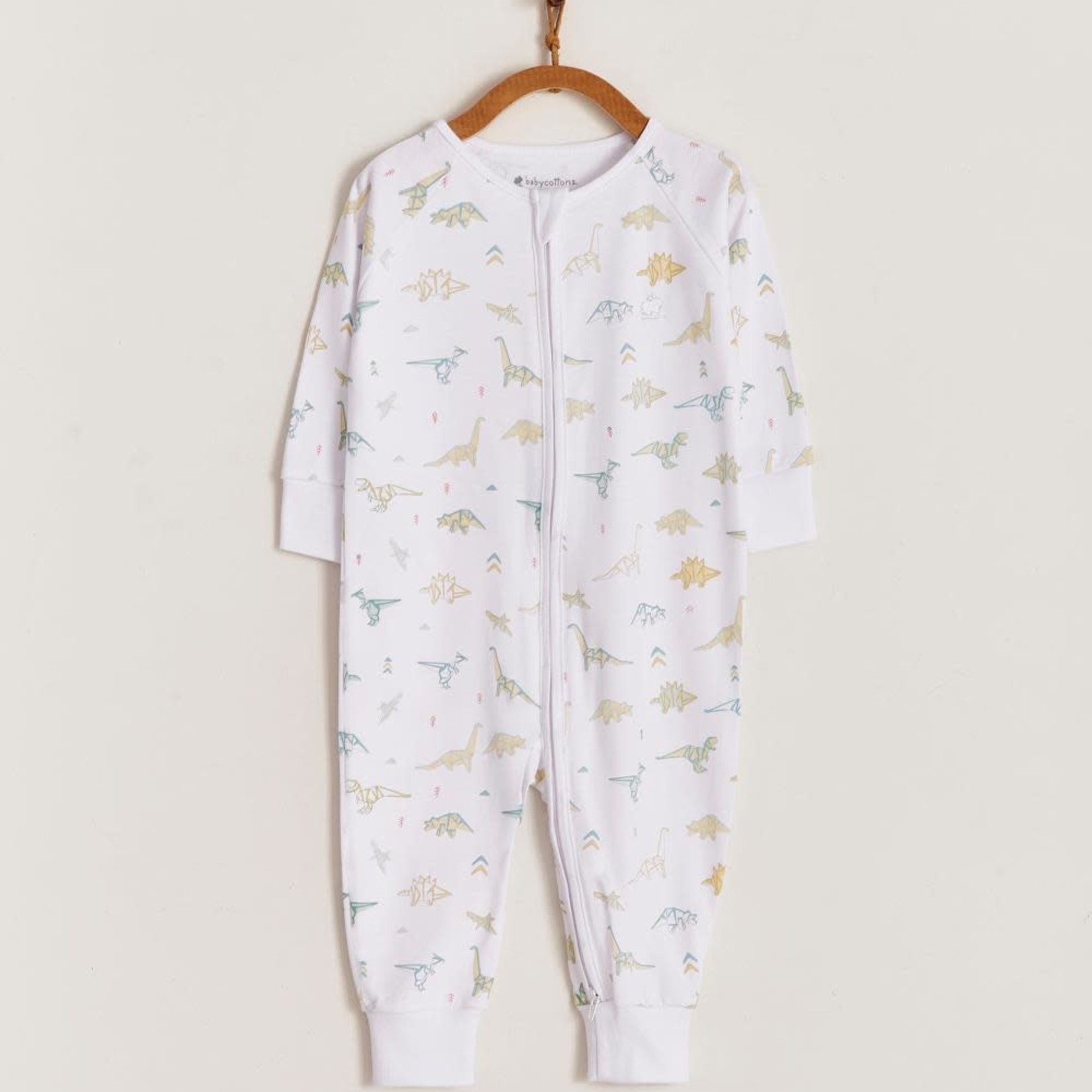 Babycottons Dino Origami Footless Pajama