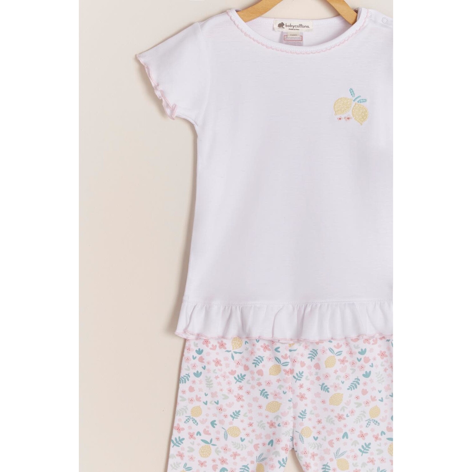 Babycottons Lemon Snug Short Pajama