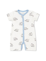 Kissy Kissy Tatiana Co. Love Elephants Short Playsuit - 0-3M