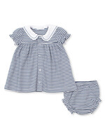 Kissy Kissy Tatiana Co. Magic Sails Stripe Dress Set