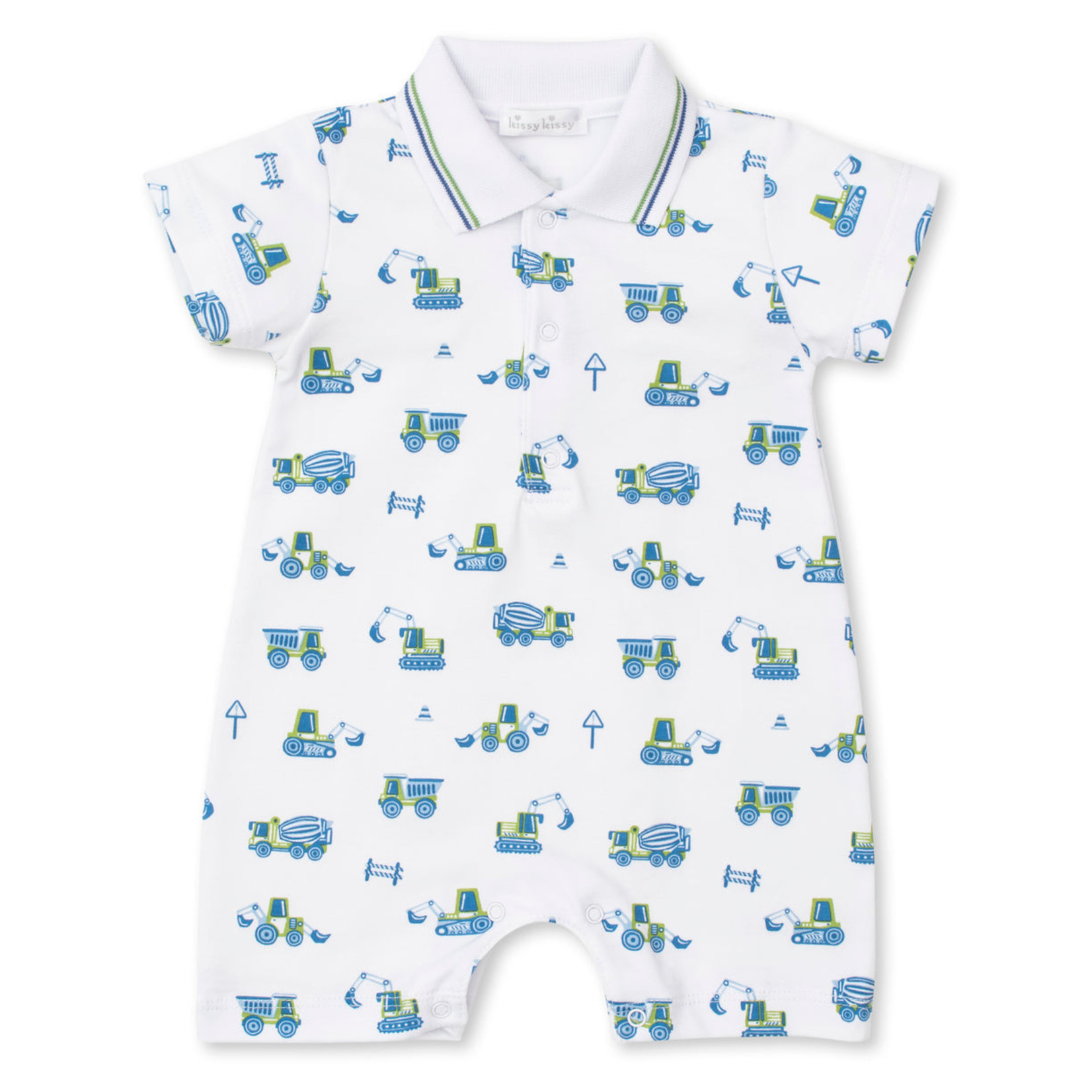 Kissy Kissy Tatiana Co. Earth Movers Short Playsuit