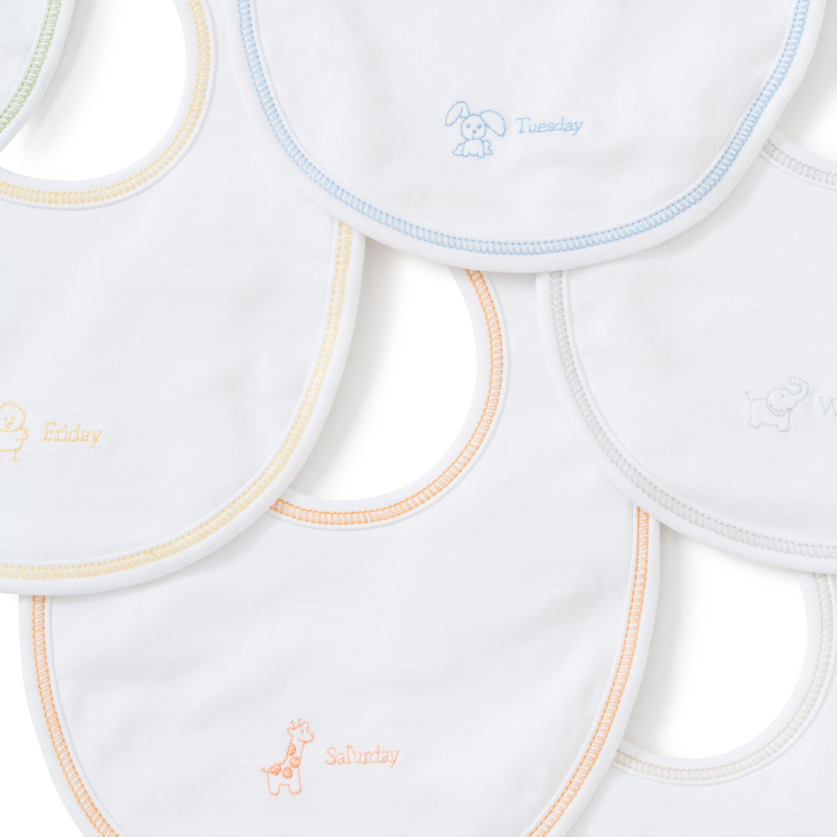 Kissy Kissy Tatiana Co. Days of the Week Bib/Tulle Bag