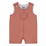 Busy Bees Kids Jack Classic Shortall Red Plaid