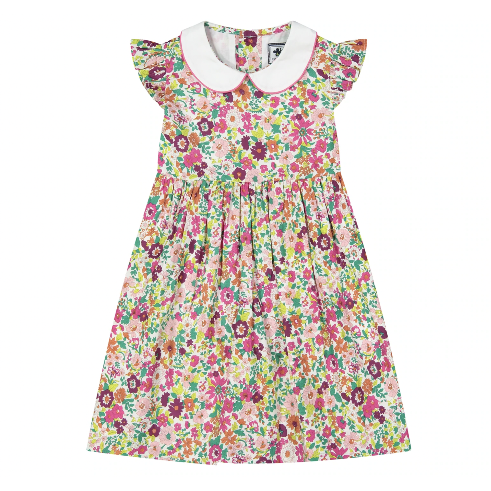 Busy Bees Kids Riley Fuschia Floral Dress