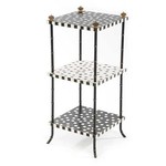 MacKenzie-Childs Dot Three Tier Table