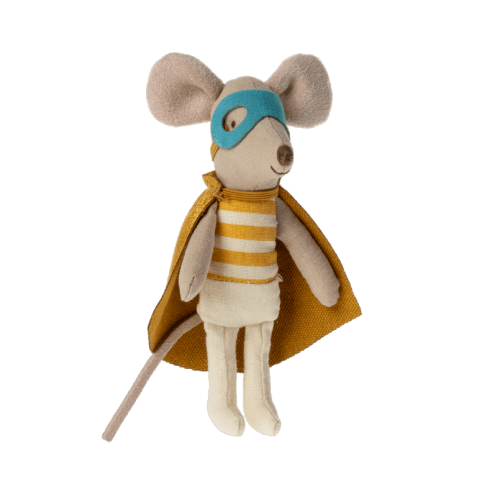 Maileg USA Super Hero Mouse, Little Brother in Matchbox