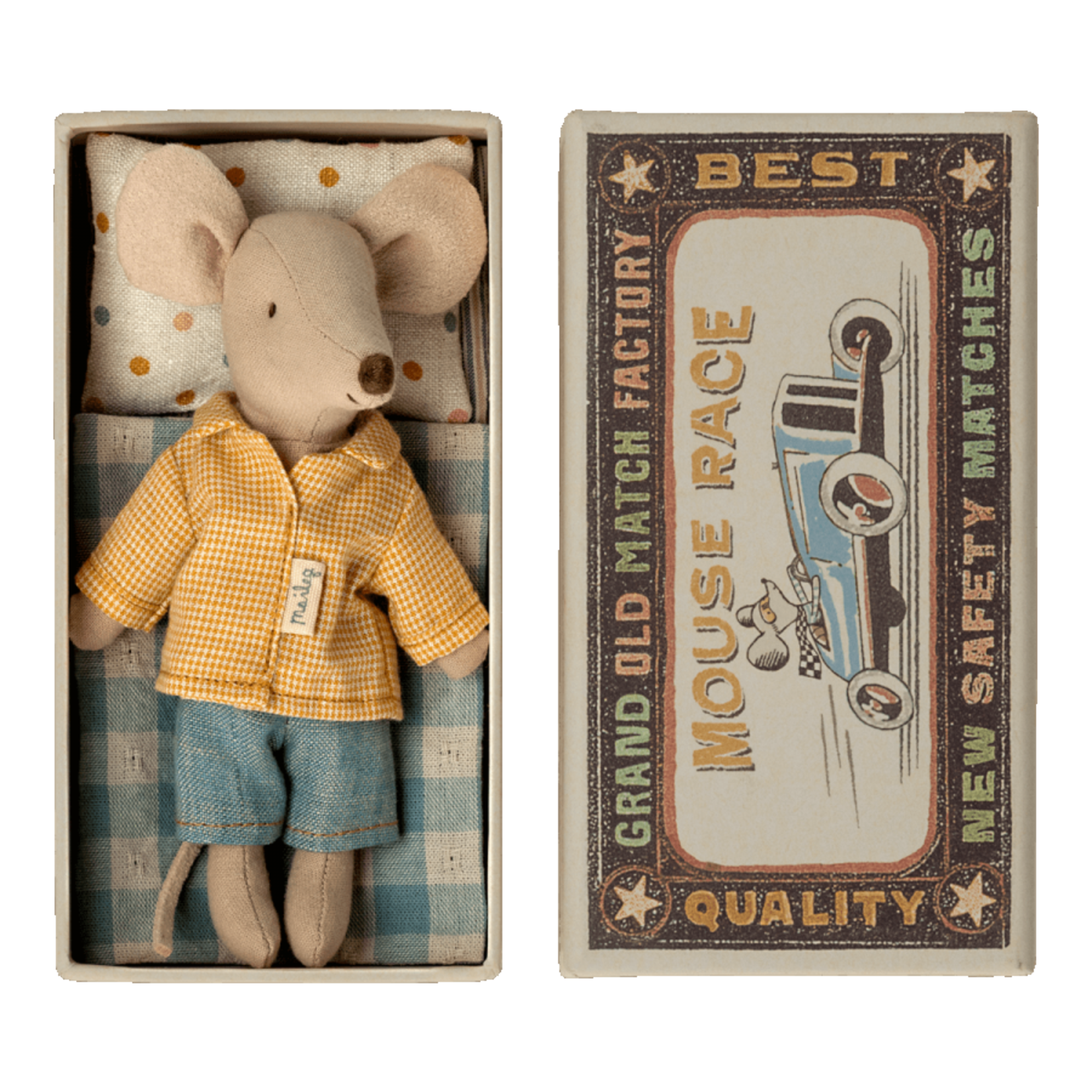 Maileg USA Big Brother Mouse in Matchbox (Spring '22)