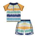 Andy & Evan Boys Rashguard & Boardshort Set