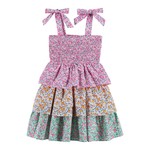 Andy & Evan Tropical Print Dress