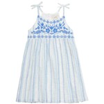 Peek Aren't You Curious Metallic Stripe Dress