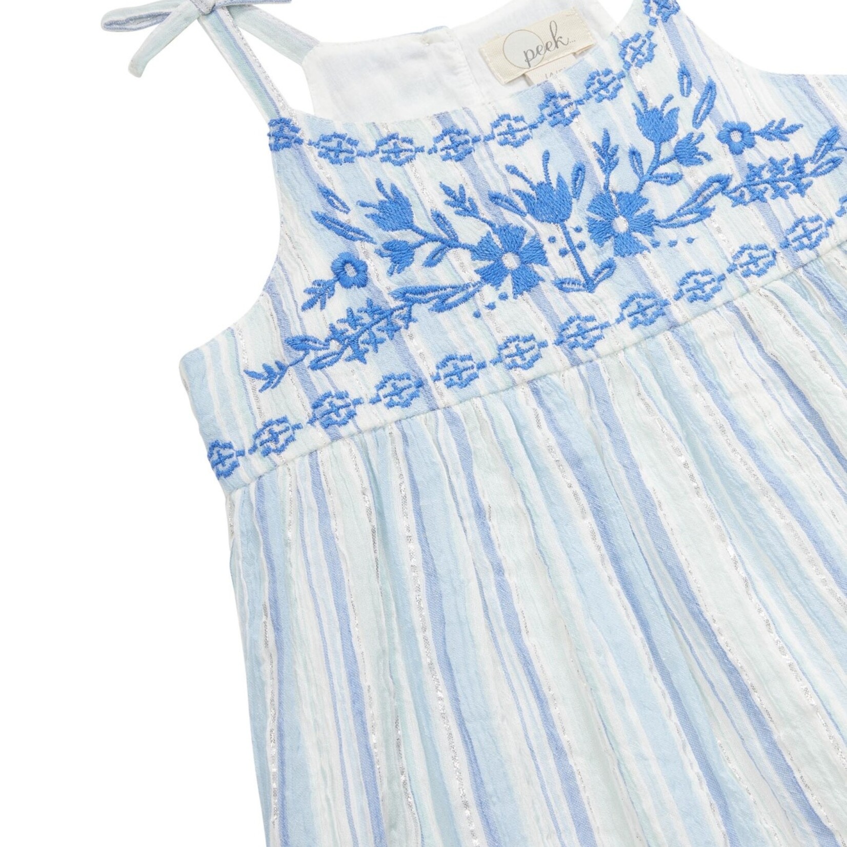 Peek Aren't You Curious Metallic Stripe Dress