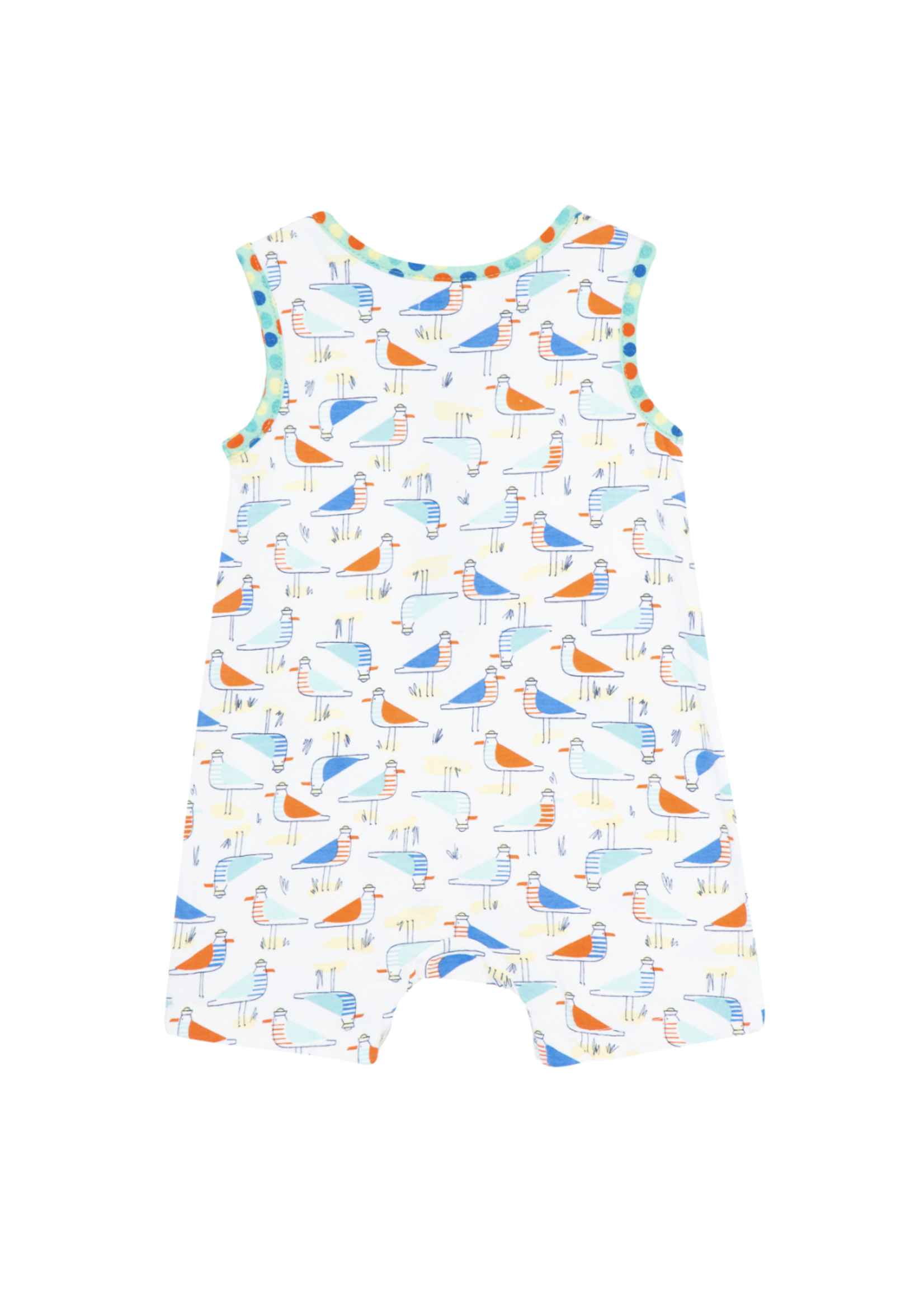 Peek Aren't You Curious Seagull AOP Romper