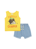 Peek Aren't You Curious Cutest Camper Short Set