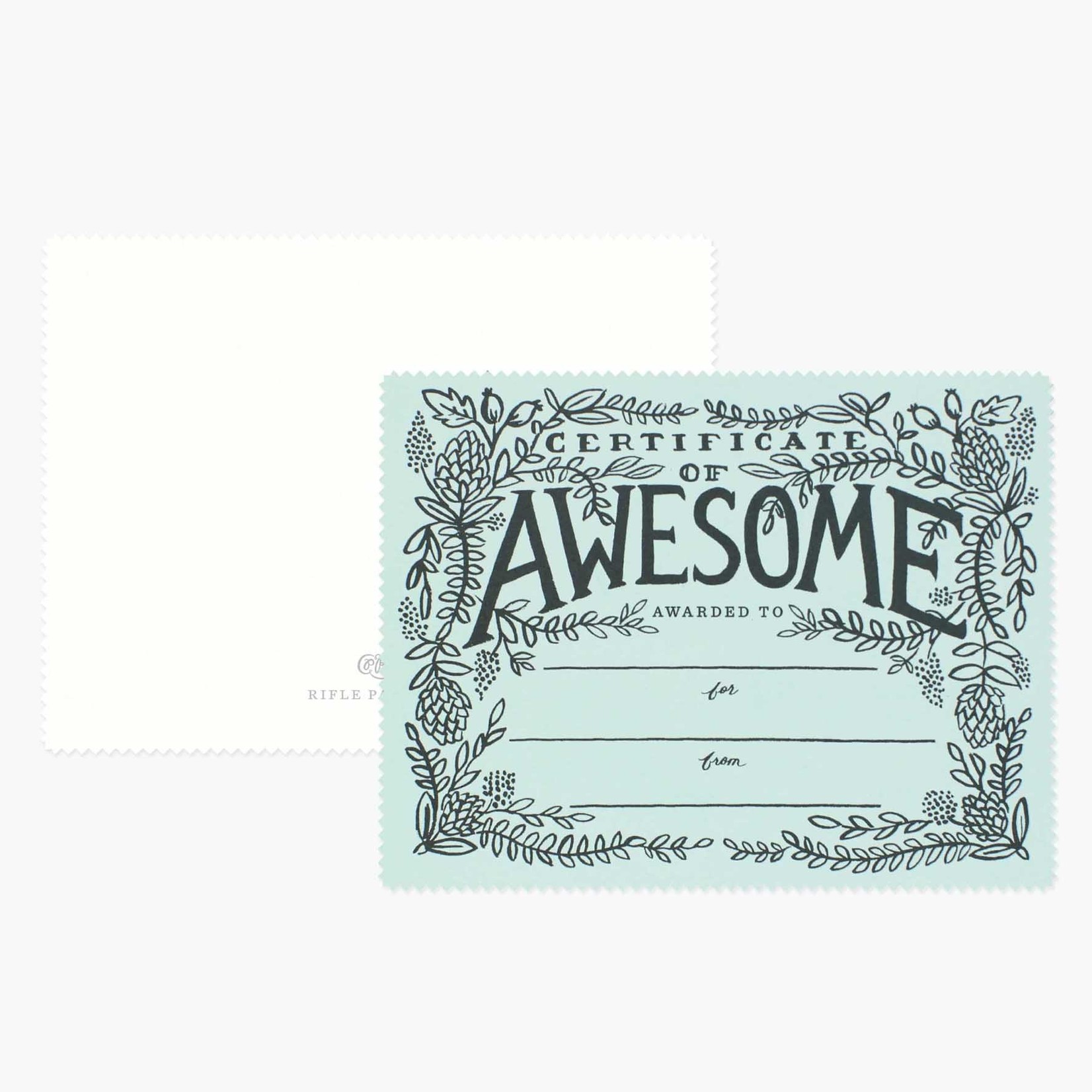 Rifle Paper Company Certificate of Awesome